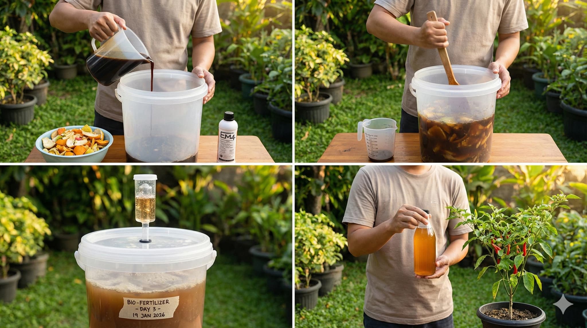 Cara Membuat Pupuk Hayati Sendiri