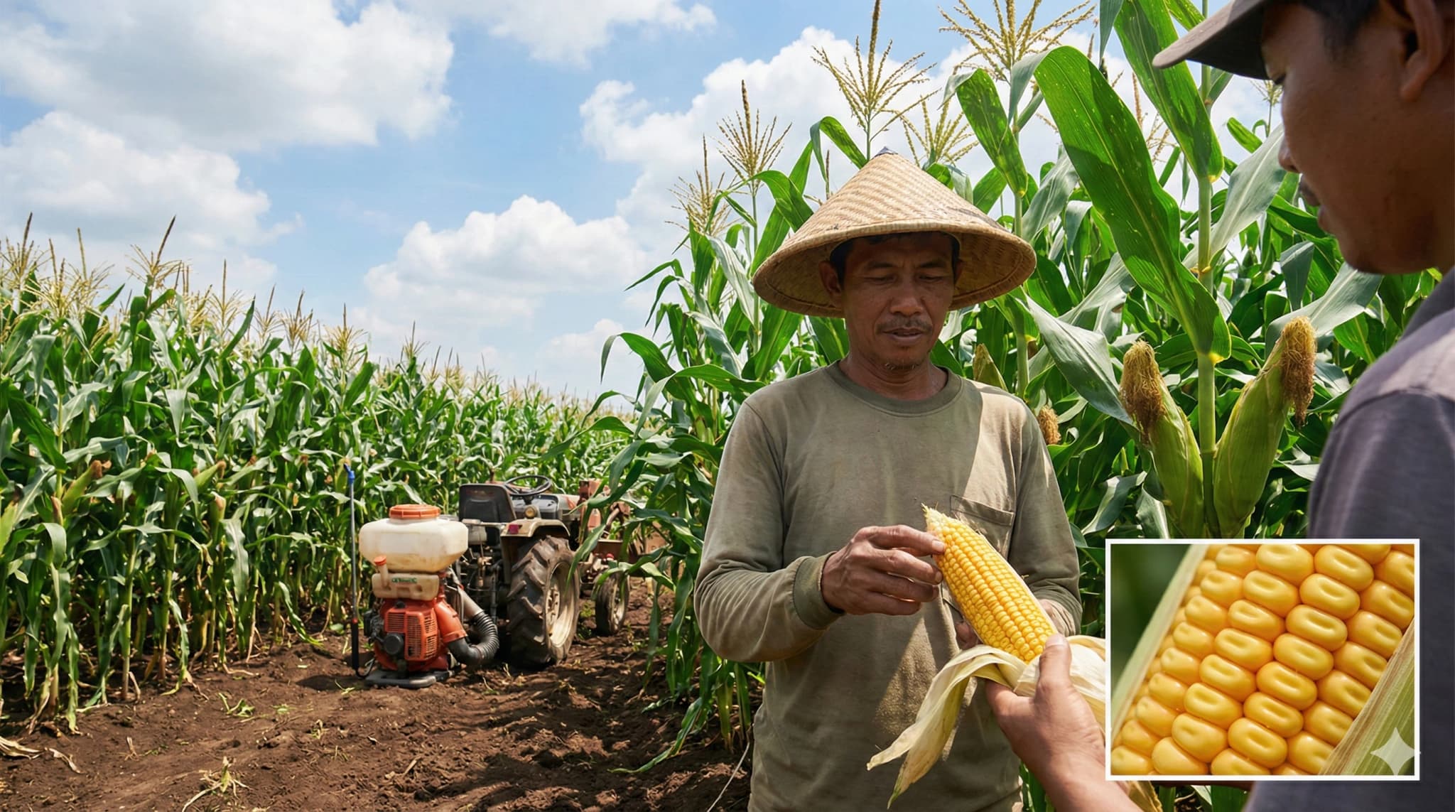 Pupuk Hayati untuk Jagung
