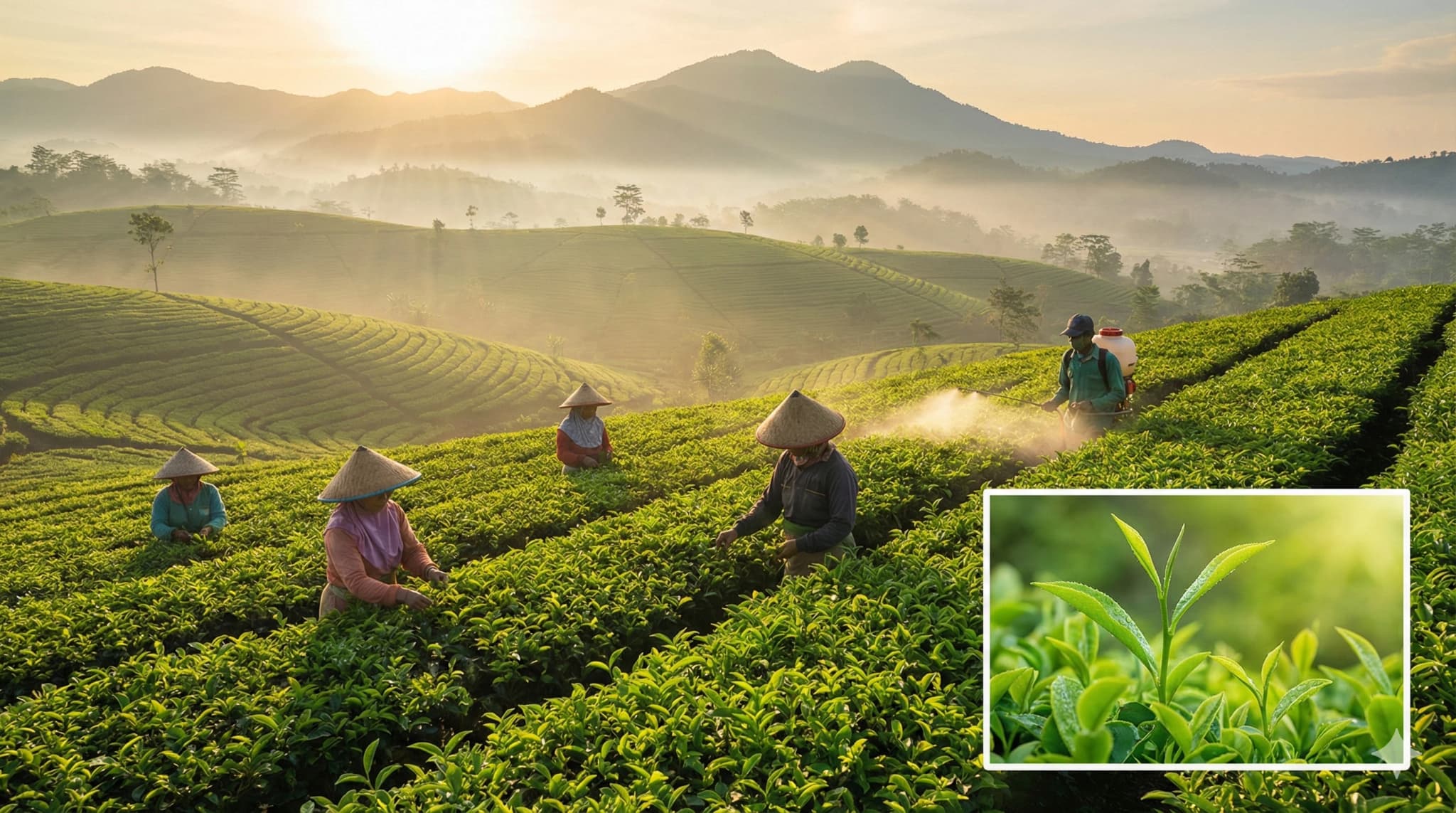 Pupuk Hayati untuk Teh