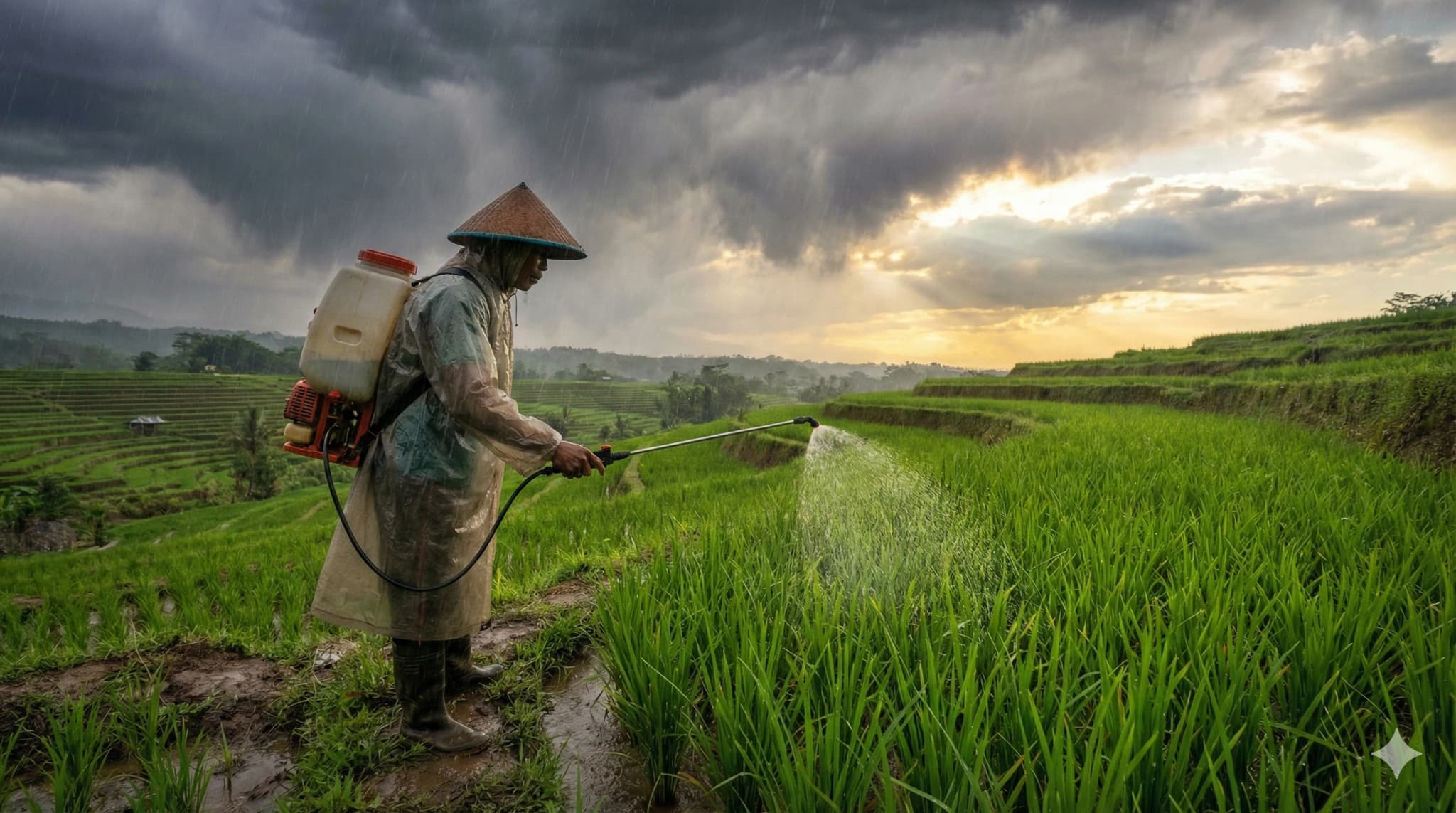 Aplikasi Pupuk Hayati Musim Hujan