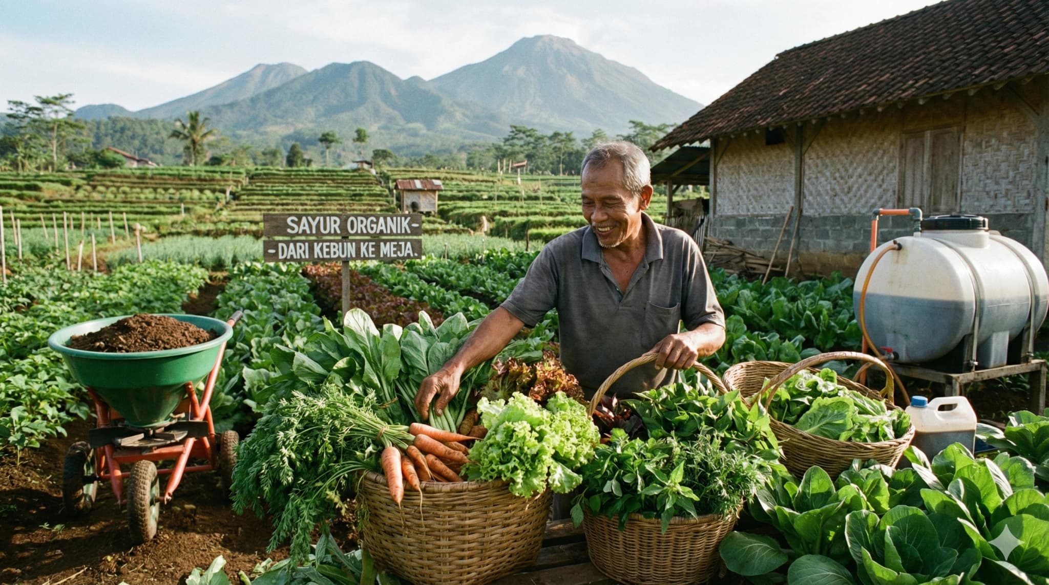 Pupuk Hayati untuk Sayuran Organik